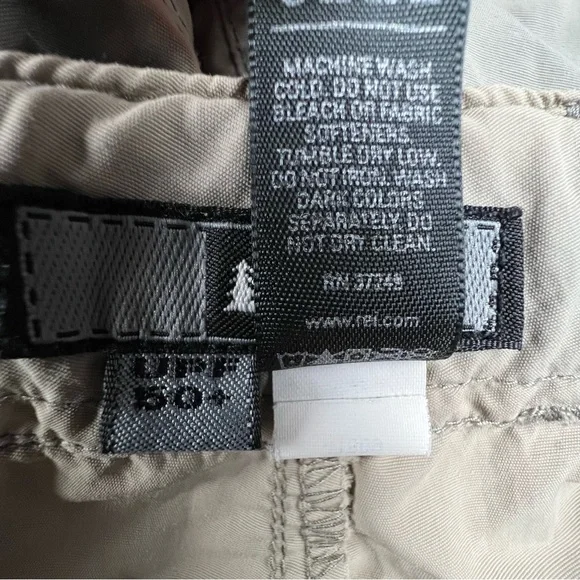 Vintage REI Sahara Convertible Pants Womens 8 Beige Canvas Cargo Hiking - Picture 11 of 12